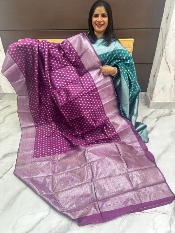 Semi Banarasi Sarees-SRS887744 - Image 5