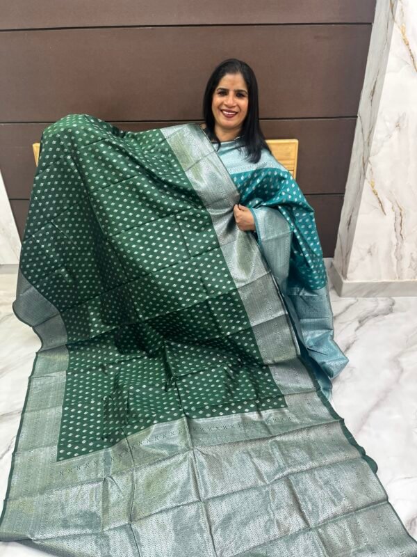 Semi Banarasi Sarees-SRS887744 - Image 3