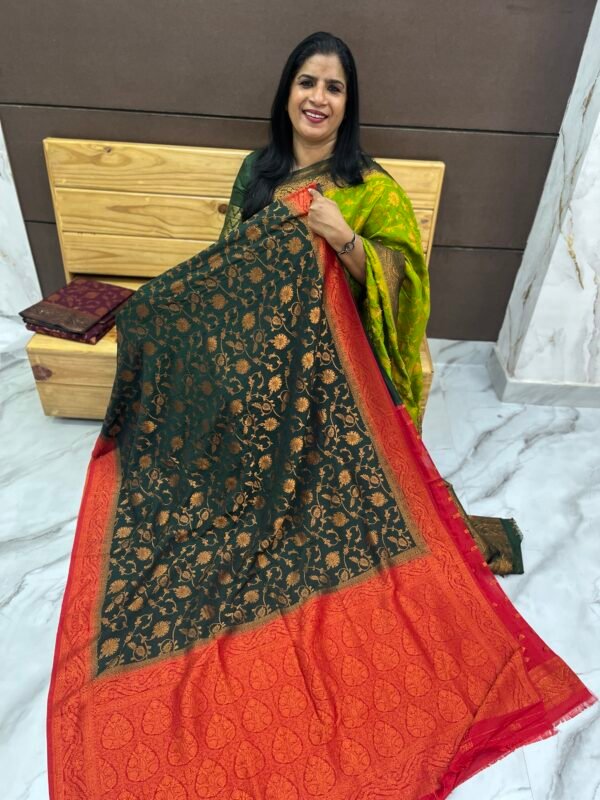 Banarasi silk sarees-SRS1154 - Image 3