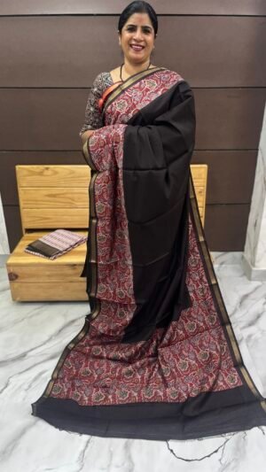 Silk chanderi sarees -SRS00567