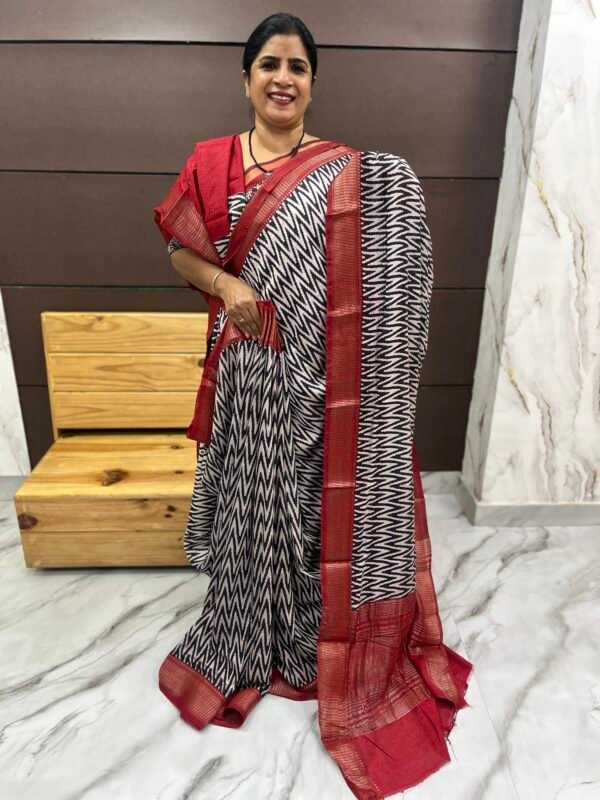 Silk chanderi sarees -SRS00567 - Image 2