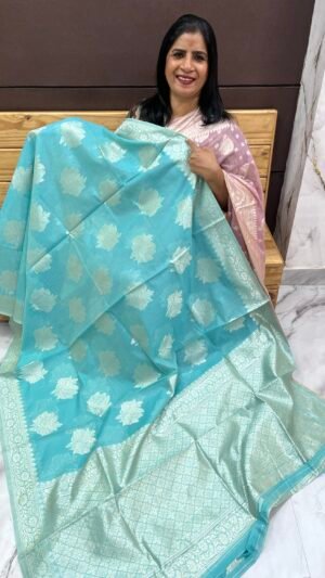 Semi Banarasi silk saree-SRS