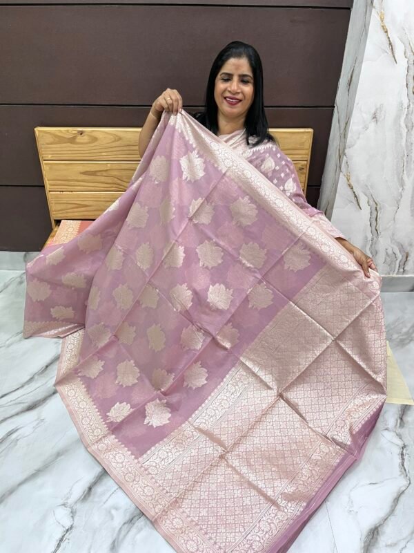 Semi Banarasi silk saree-SRS - Image 4