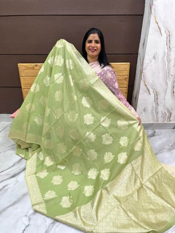 Semi Banarasi silk saree-SRS - Image 2
