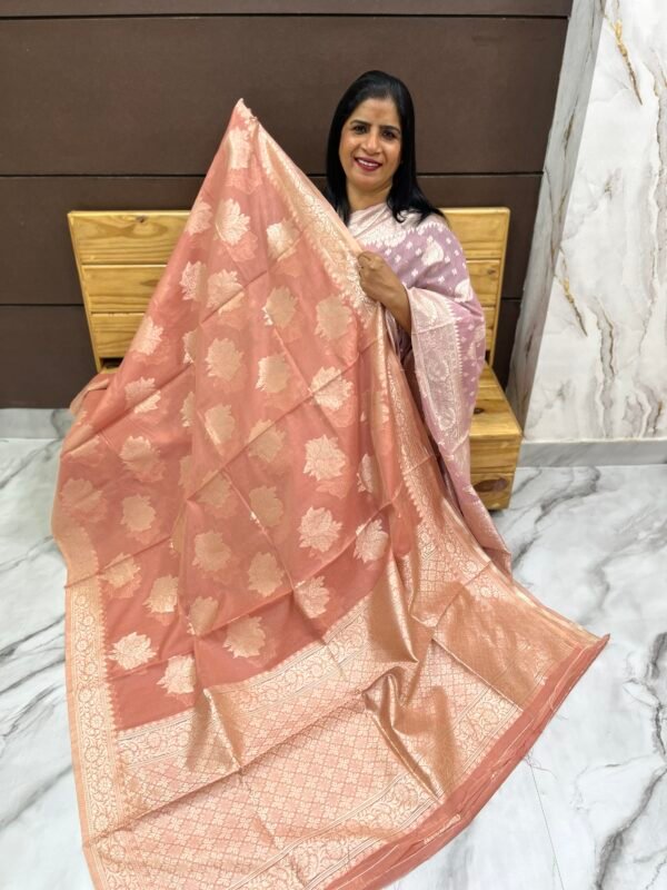 Semi Banarasi silk saree-SRS - Image 3