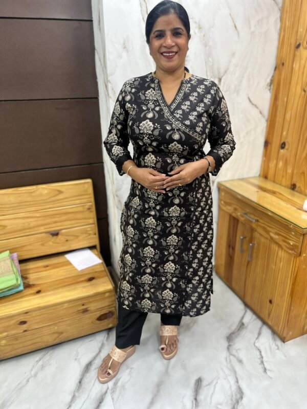 Muslin silk co-ord set-90978 - Image 2