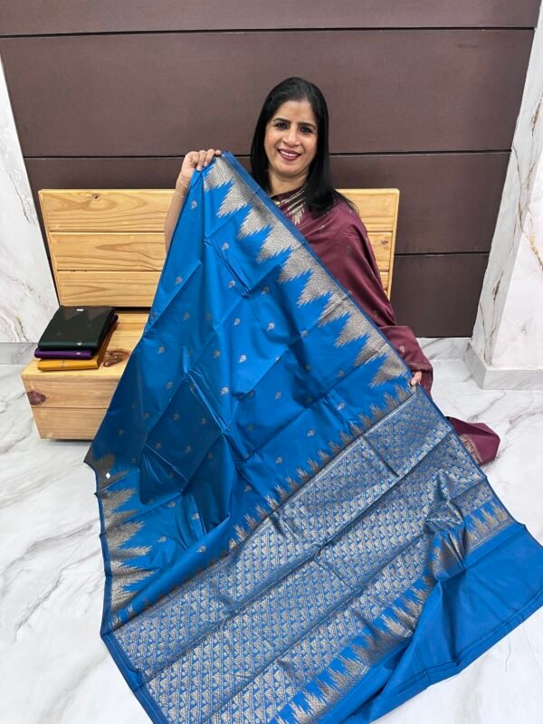 Soft semi silk sarees - Image 6