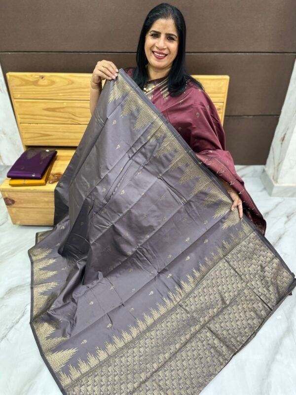 Soft semi silk sarees - Image 3