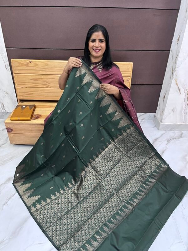 Soft semi silk sarees - Image 5