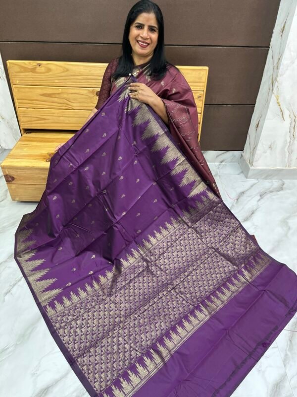 Soft semi silk sarees - Image 2