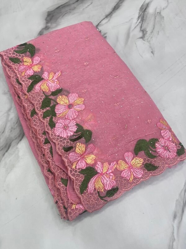 Crape chiffon sarees-SRS010192 - Image 3