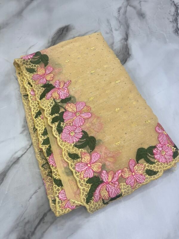 Crape chiffon sarees-SRS010192 - Image 5