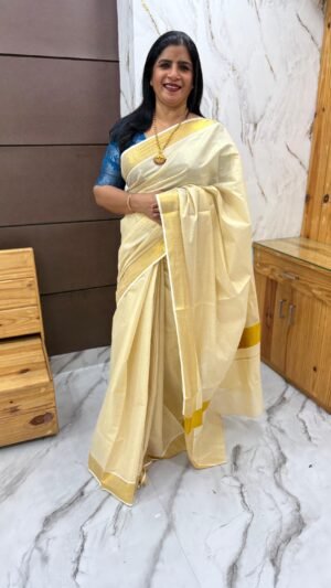 Kerala Tissue sarees-SRS19163