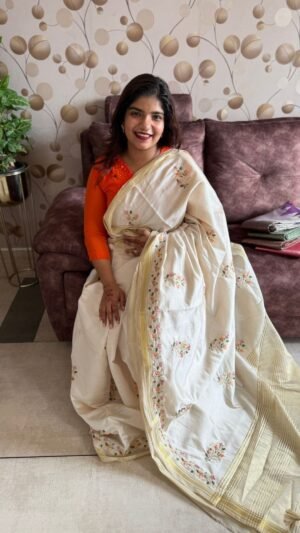 Semi Tusser sarees-SRS-16528