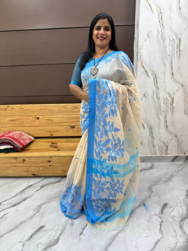 Handloom cotton sarees-SRS -51517 - Image 2