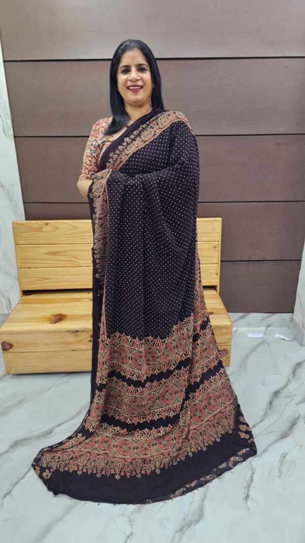 Georgette sarees -SRS10103 - Image 5