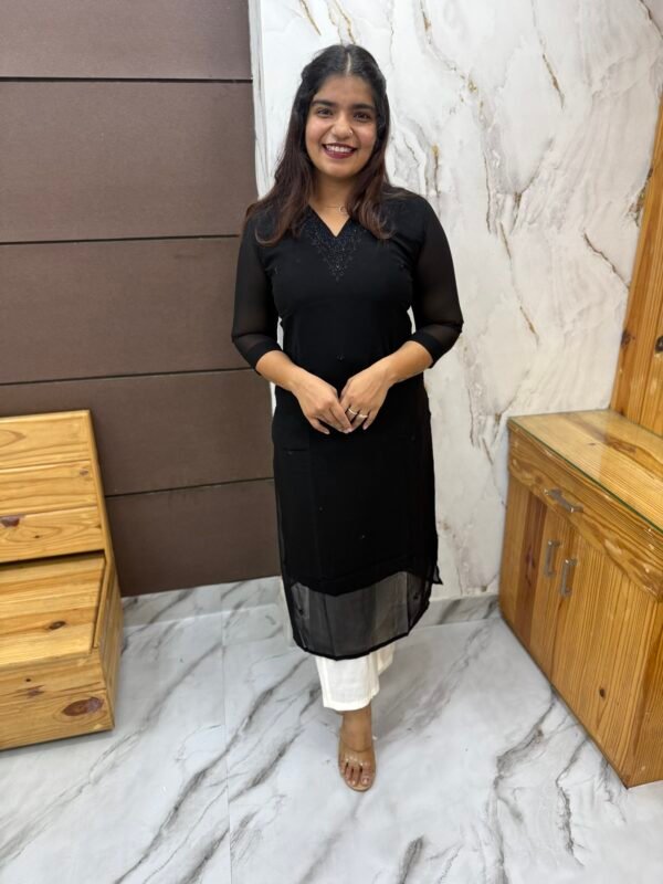 Georgette kurties-KRT11772 - Image 3