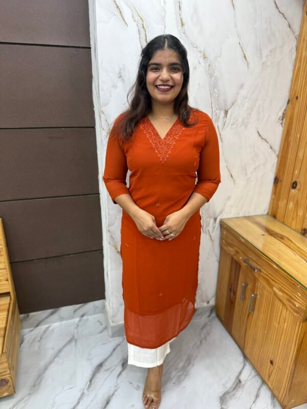 Georgette kurties-KRT11772 - Image 4