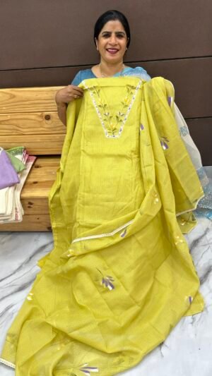 Unstitched cotta suit set-SRS1675