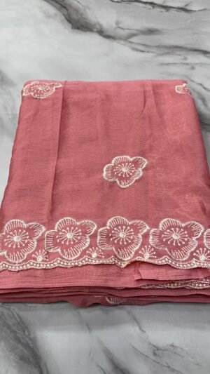Crape chiffon saree-SRS01919