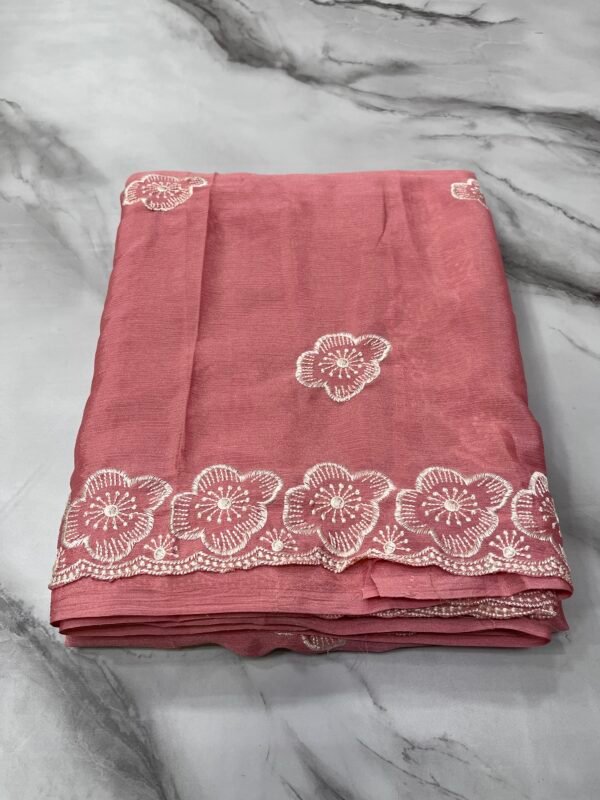 Crape chiffon saree-SRS01919