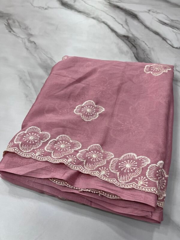Crape chiffon saree-SRS01919 - Image 3