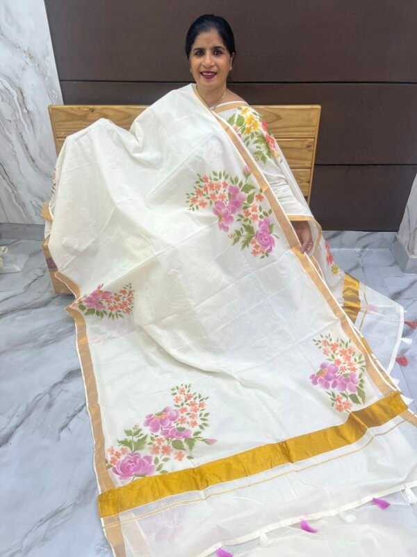 Kerala onam sarees-SRS10174 - Image 2