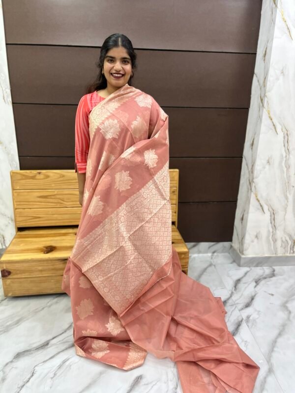 Banarasi Soft silk saree - Image 3