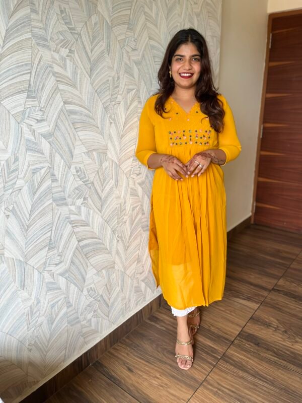 Georgette kurties-KRT91639 - Image 2