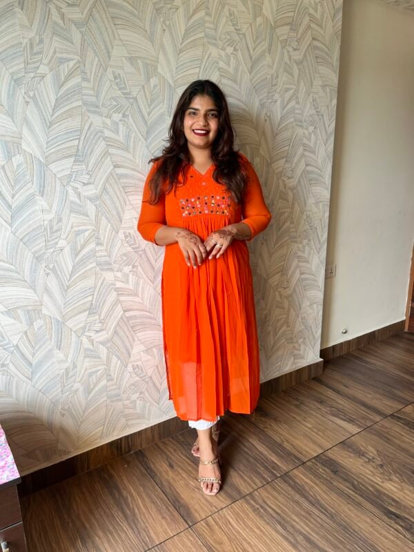 Georgette kurties-KRT91639 - Image 3