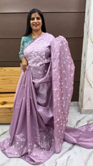 Semi rose-silk sarees-SRS15256