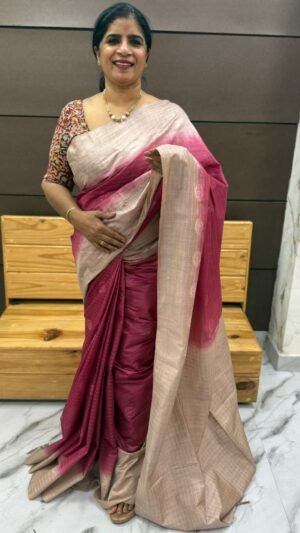 semi tissue sarees-SRS7748