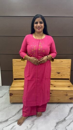 pure cotton co-ord set-CD11366