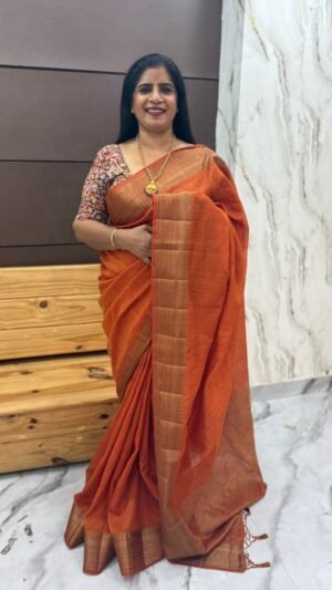 semi jute sarees -SRS1919