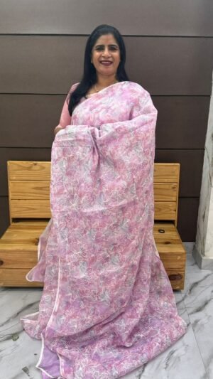 moonga check silk sarees-SRS601