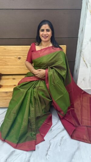 Semi silk sarees-srs603
