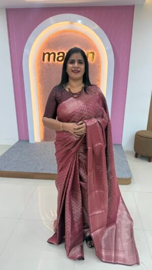 Semi-Kanchipuram sarees-SRS7776