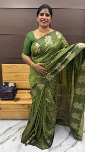 Jute silk sarees-SRS2009
