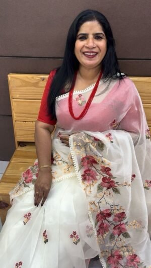 organza sarees -srs80011