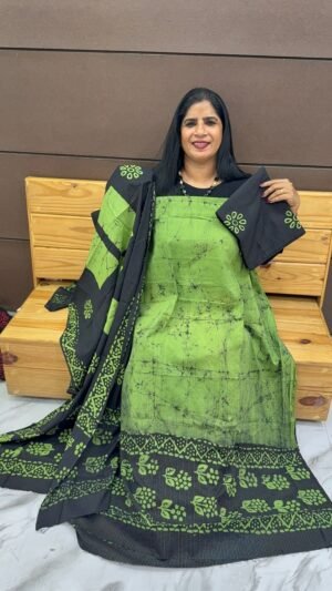 cotton Unstitched suit set-80032