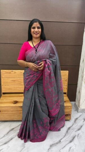 Handloom cotton Sarees-srs1203