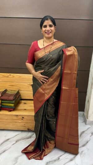 Semi Kanchipuram sarees -SRS 50008