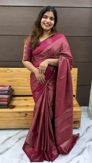 semi silk sarees -Srs90046