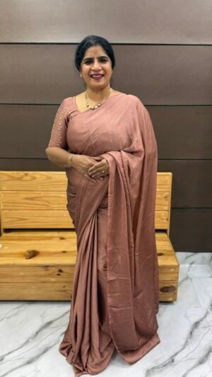 Crape chiffon sarees-SRS103802