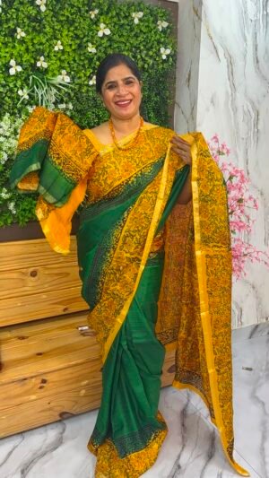 semi Tussar sarees-Srs13838